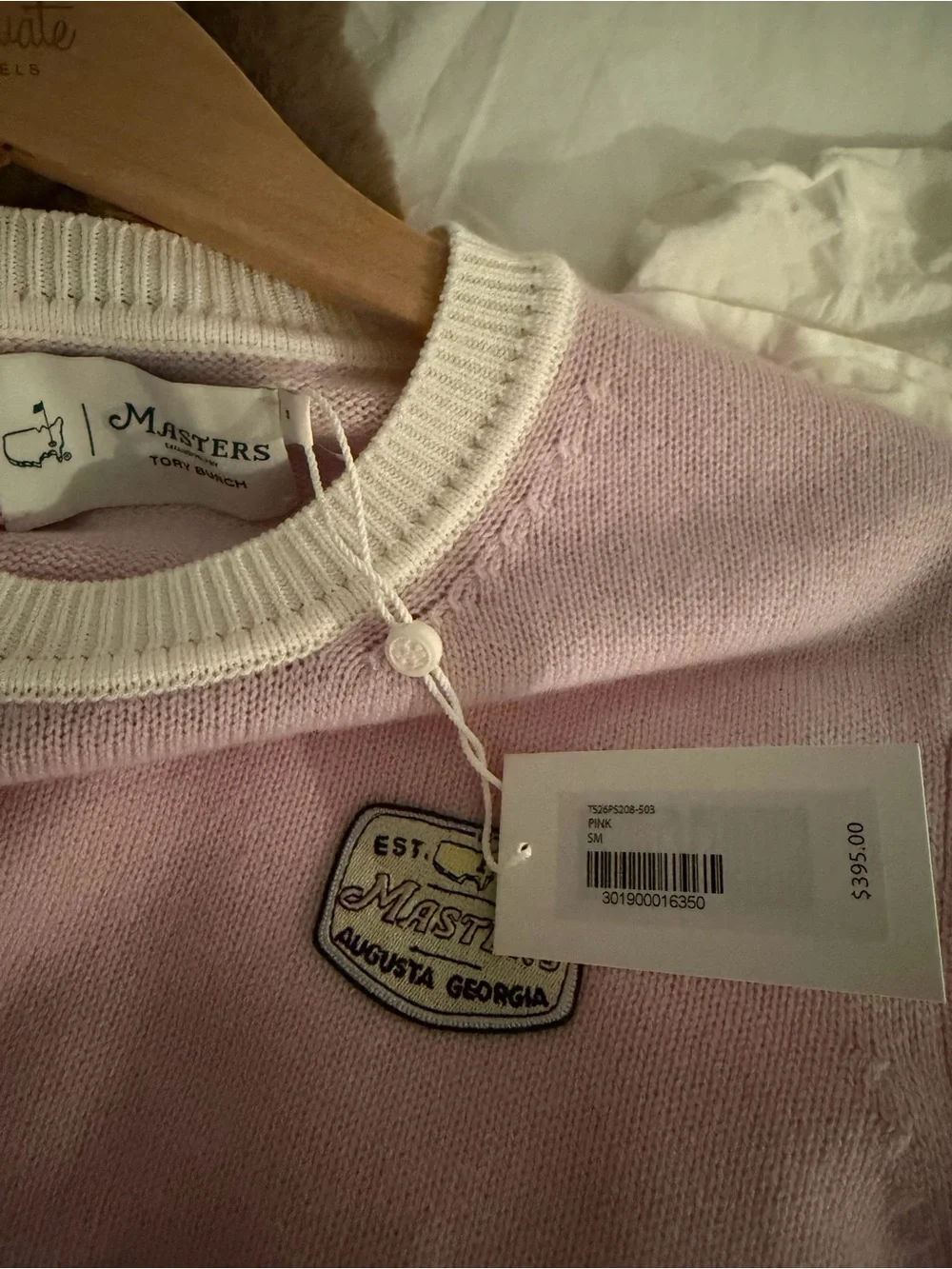 Tory Burch Cashmere Crewneck Sweater Masters 2026